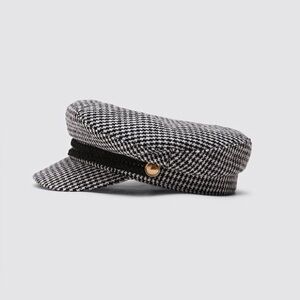 Zara  Houndstooth Cap Size Small- NWT